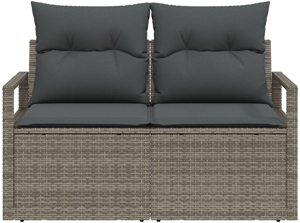 Sodo sofa su pagalve 120 x 62 x 69 cm poliratanas