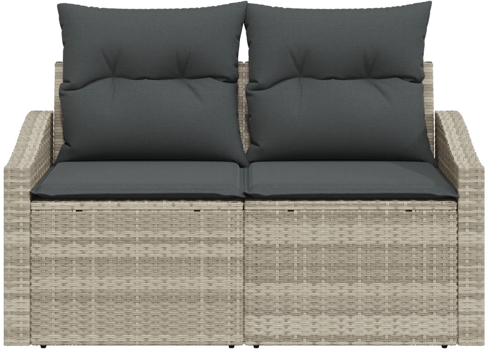 Sodo sofa su pagalve 123 x 62 x 69 cm poliratanas