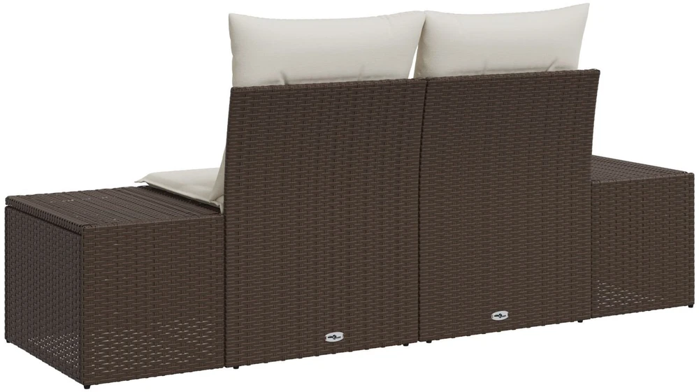 Sodo sofa su pagalve Ruda 184 x 62 x 69 cm poliratanas