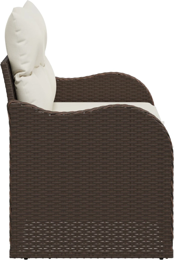 Sodo sofa su pagalve Ruda 121 x 62 x 69cm poliratanas