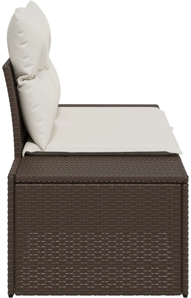 Sodo sofa su pagalve Ruda 184 x 62 x 69 cm poliratanas