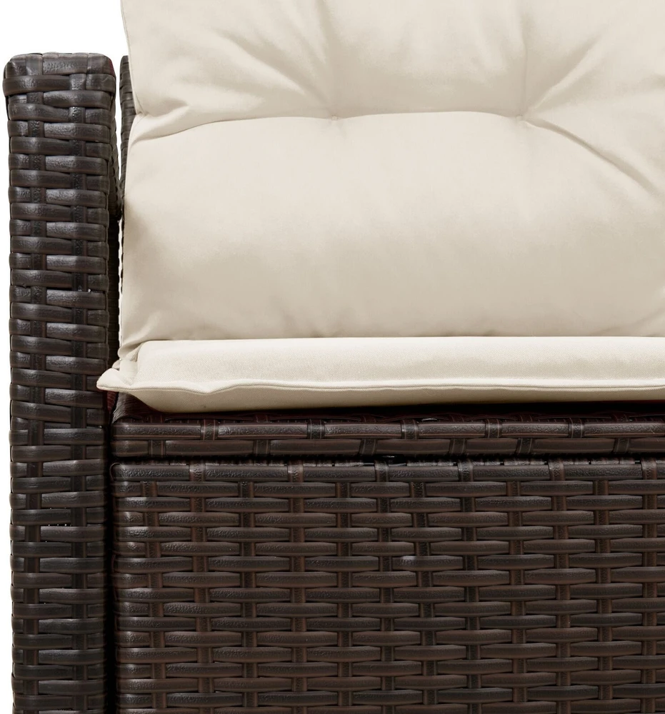Sodo sofa su pagalve 120 x 62 x 69 cm poliratanas