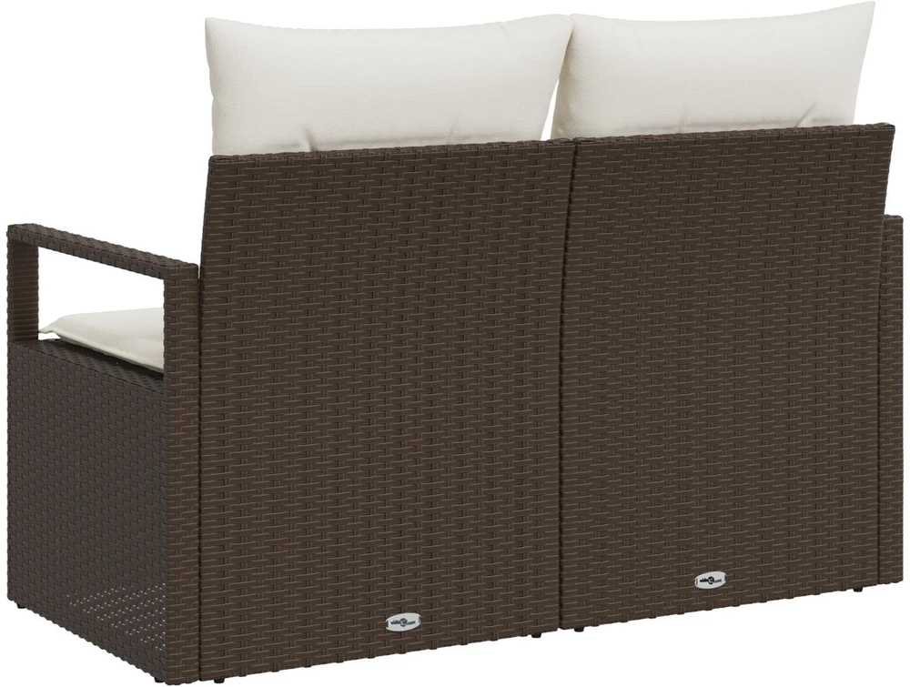 Sodo sofa su pagalve 120 x 62 x 69 cm poliratanas