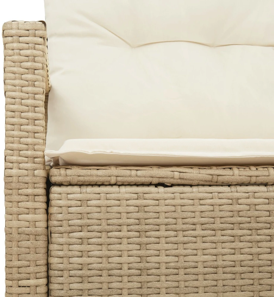 Sodo sofa su pagalve 120 x 62 x 69 cm poliratanas