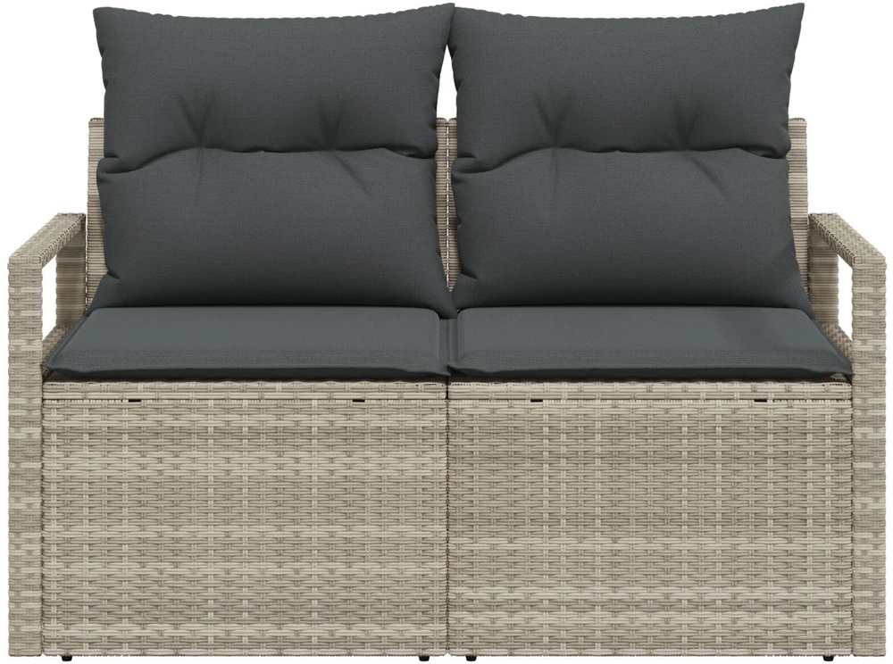 Sodo sofa su pagalve 120 x 62 x 69 cm poliratanas