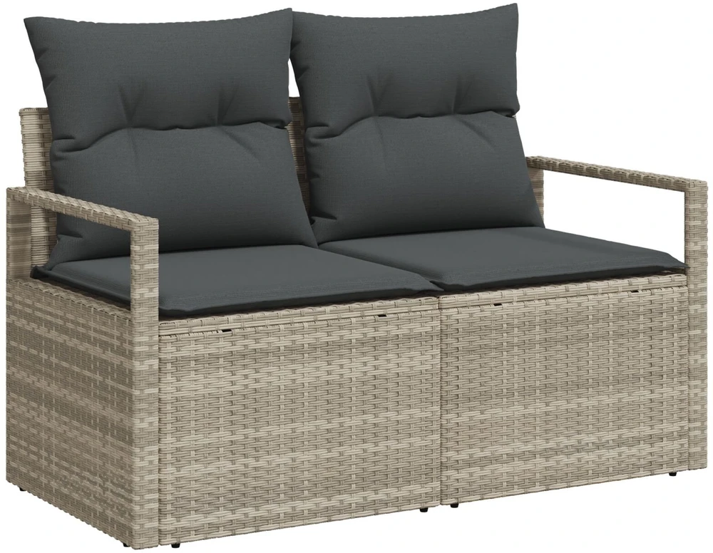 Sodo sofa su pagalve 120 x 62 x 69 cm poliratanas