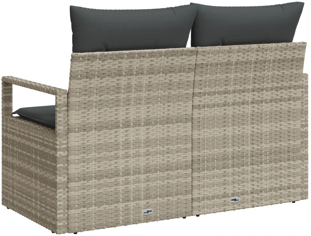 Sodo sofa su pagalve 120 x 62 x 69 cm poliratanas