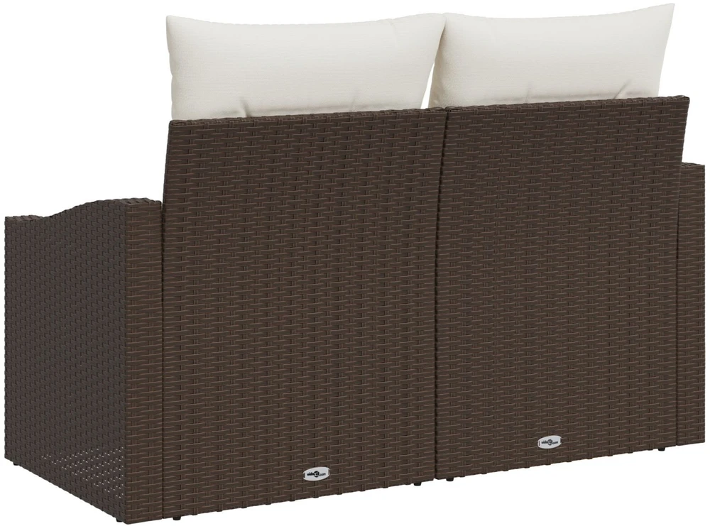 Sodo sofa su pagalve su saugykla 123 x 62 x 69 cm poliratanas
