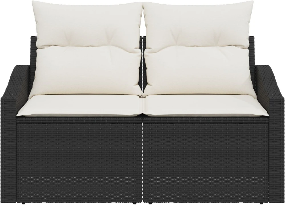 Sodo sofa su pagalve su saugykla 123 x 62 x 69 cm poliratanas
