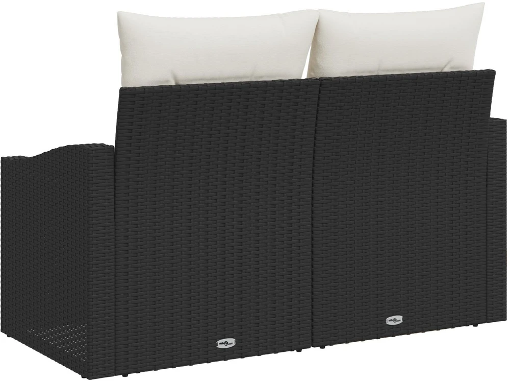 Sodo sofa su pagalve su saugykla 123 x 62 x 69 cm poliratanas