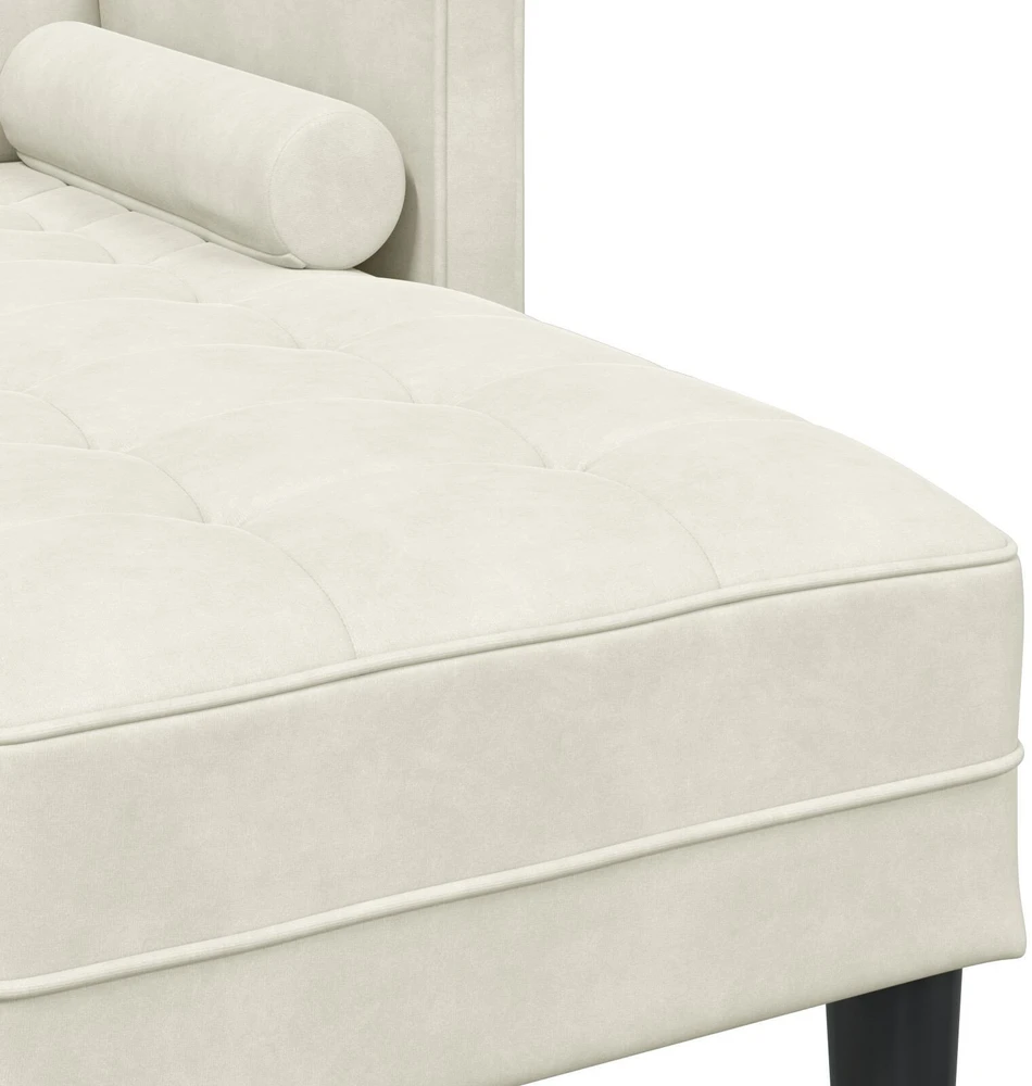 Sofa Sofos komplektas 2 vnt. Kreminė Poliesteris