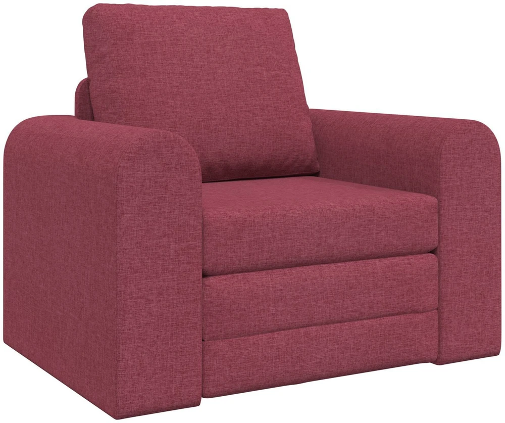 Sofa lova Vyno raudona 98 x 71 x 83 cm audinys