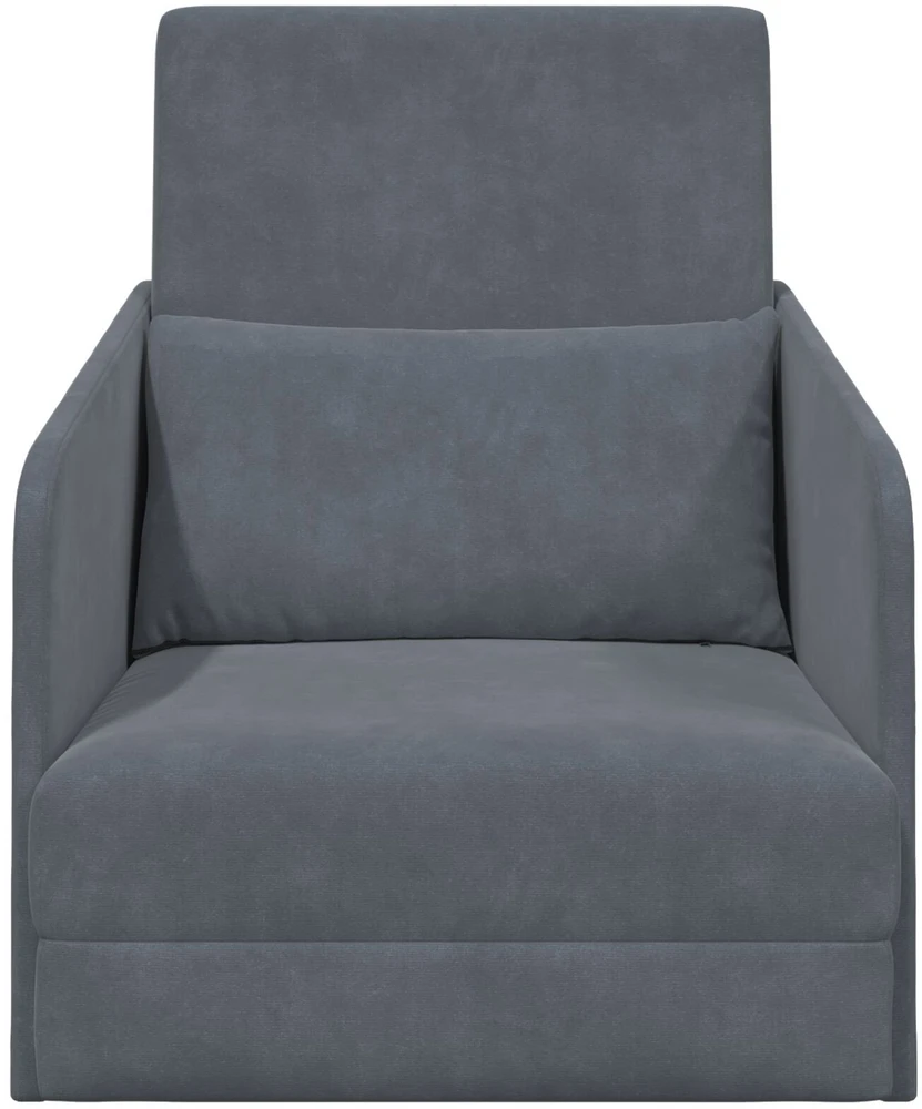 Sofa lova Tamsiai pilka 65 x 80 x 83 cm Aksomas