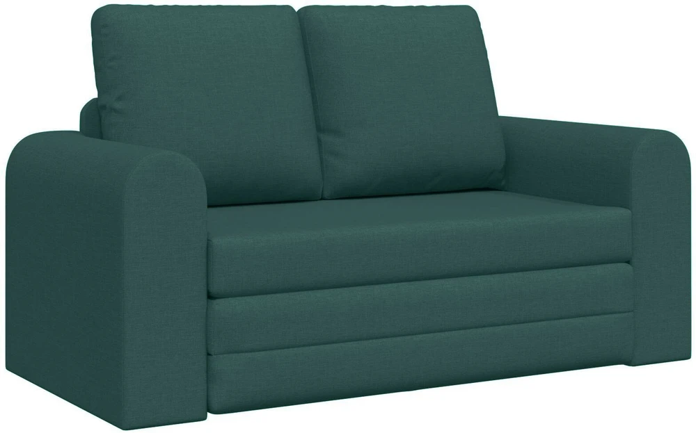 Sofa lova Tamsiai žalia 148 x 71 x 83 cm audinys