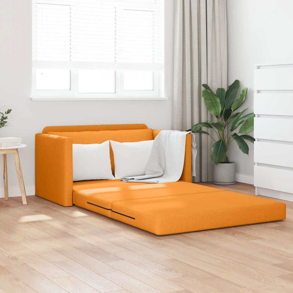 Sofa lova Tamsiai geltona 124 x 71 x 78 cm audinys