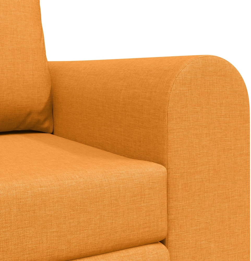 Sofa lova Tamsiai geltona 148 x 71 x 83 cm audinys