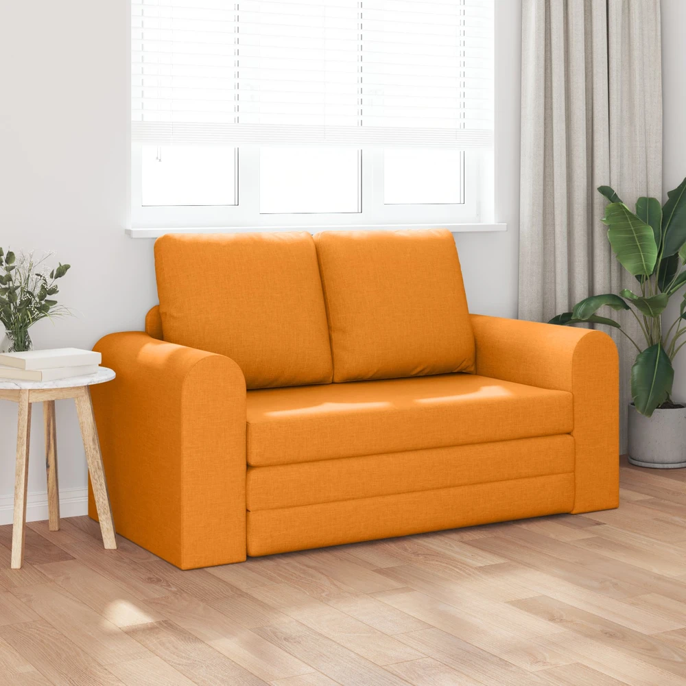 Sofa lova Tamsiai geltona 148 x 71 x 83 cm audinys