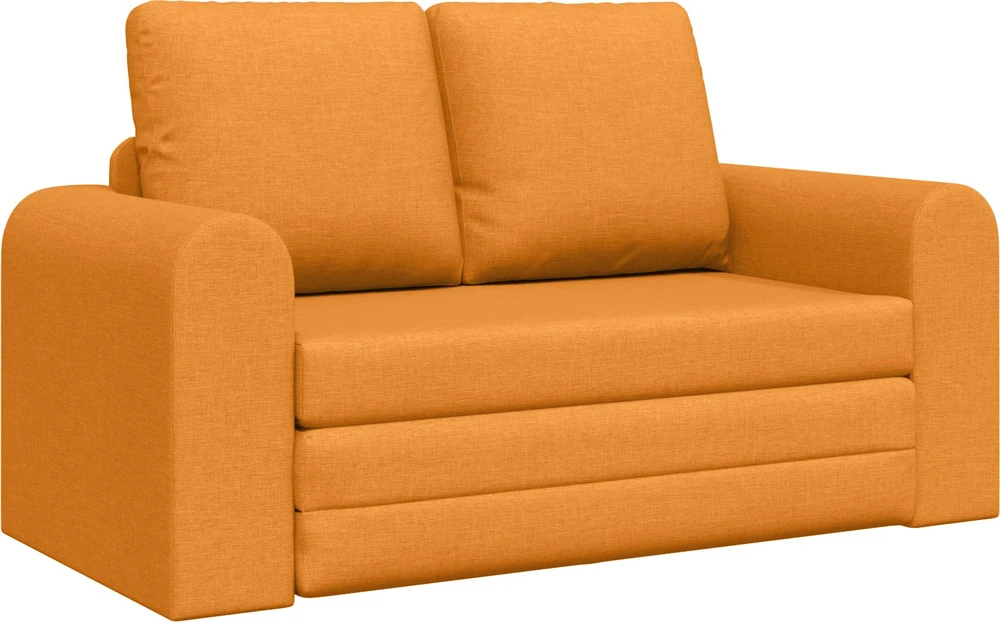 Sofa lova Tamsiai geltona 148 x 71 x 83 cm audinys