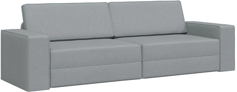 Sofa lova Šviesiai pilka 245 x 78 x 77 cm audinys
