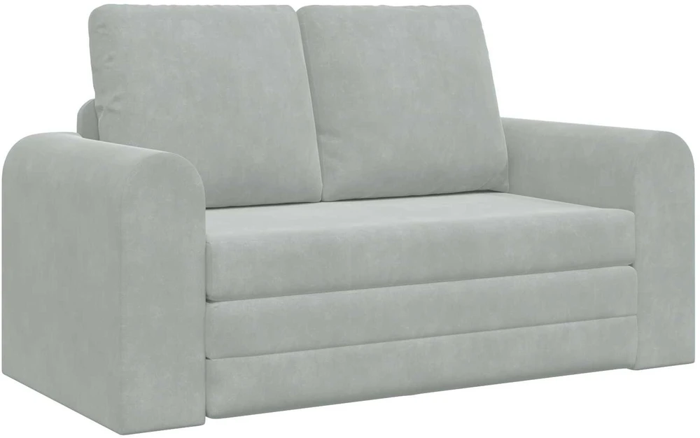 Sofa lova Šviesiai pilka 148 x 71 x 83 cm Aksomas