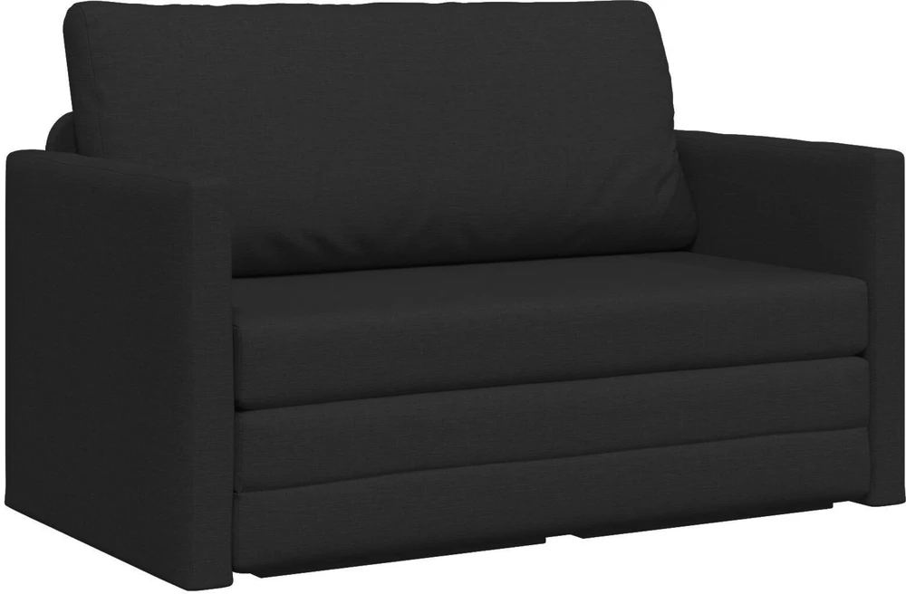 Sofa lova Juoda 124 x 71 x 78 cm audinys