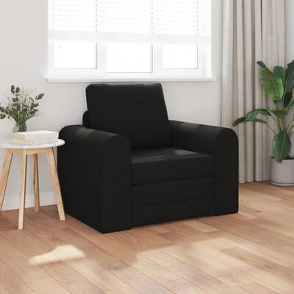 Sofa lova Juoda 98 x 71 x 83 cm audinys