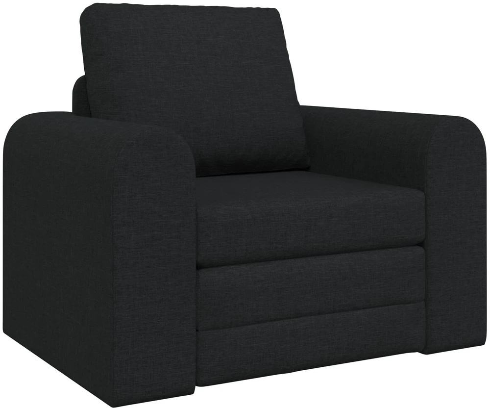 Sofa lova Juoda 98 x 71 x 83 cm audinys
