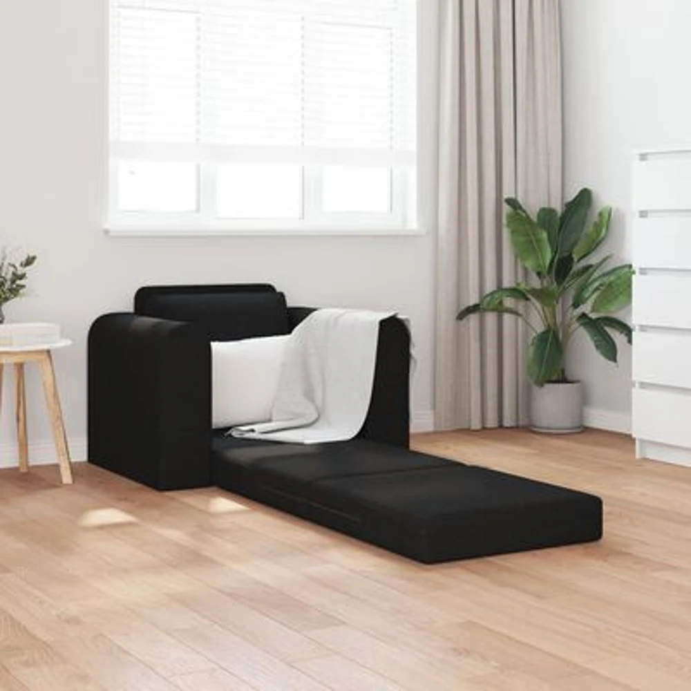 Sofa lova Juoda 98 x 71 x 83 cm audinys