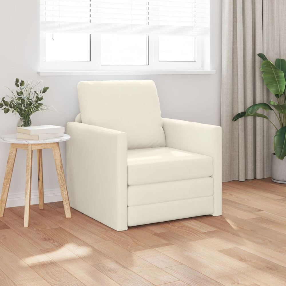 Sofa lova Kreminė 74 x 77 x 81 cm Aksomas