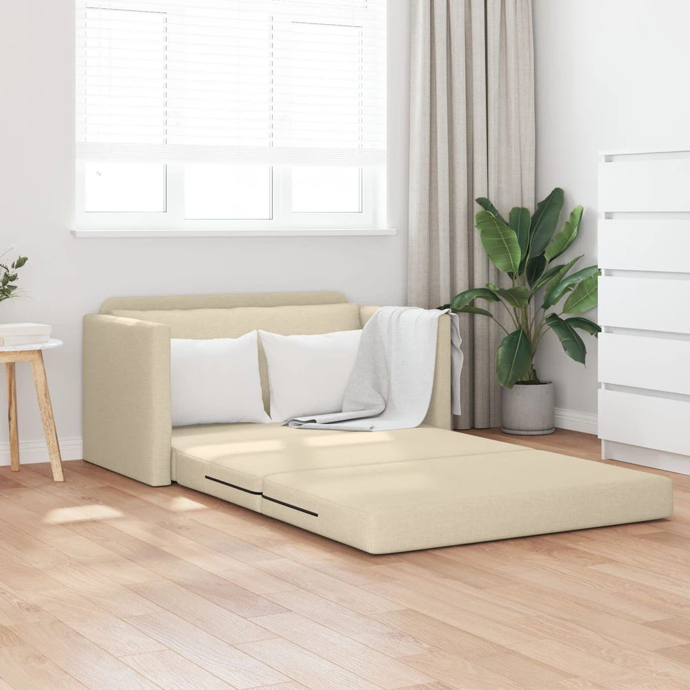 Sofa lova Kreminė 124 x 71 x 78 cm audinys