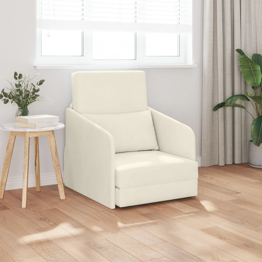 Sofa lova Kreminė 65 x 80 x 83 cm Aksomas