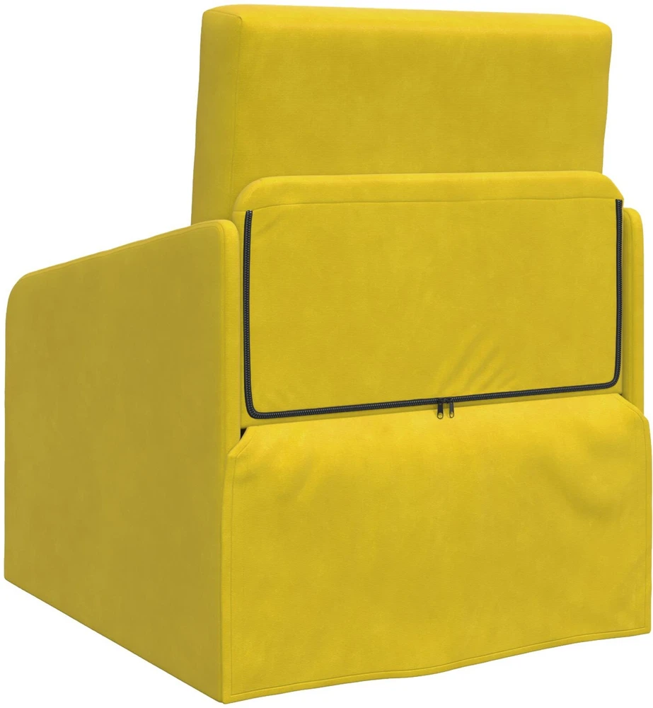 Sofa lova Geltona 65 x 80 x 83 cm Aksomas