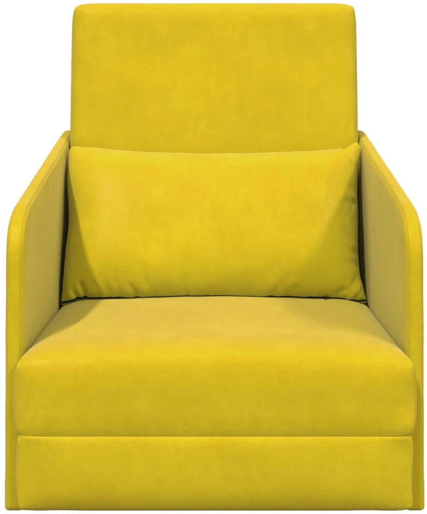 Sofa lova Geltona 65 x 80 x 83 cm Aksomas