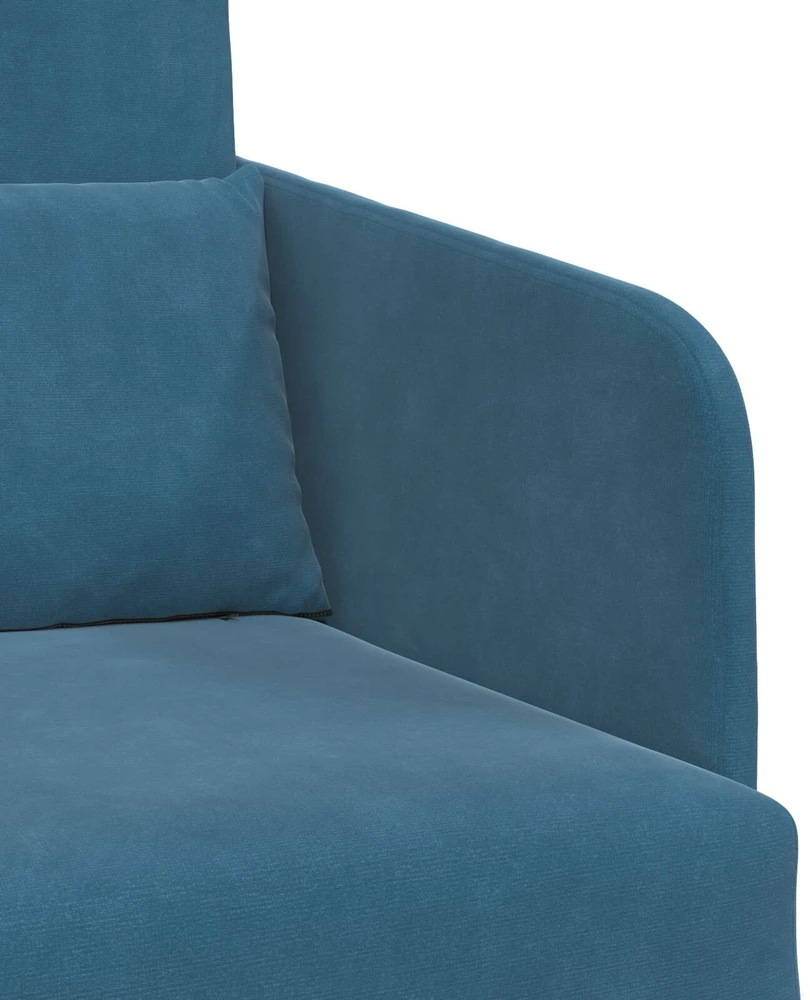 Sofa lova Mėlyna 65 x 80 x 83 cm Aksomas