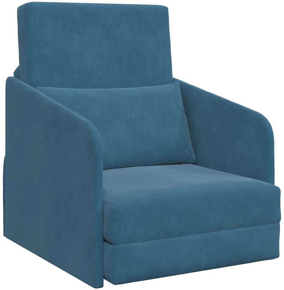 Sofa lova Mėlyna 65 x 80 x 83 cm Aksomas