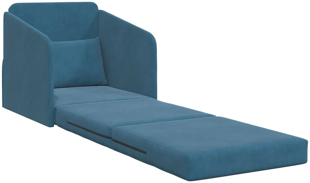 Sofa lova Mėlyna 65 x 80 x 83 cm Aksomas