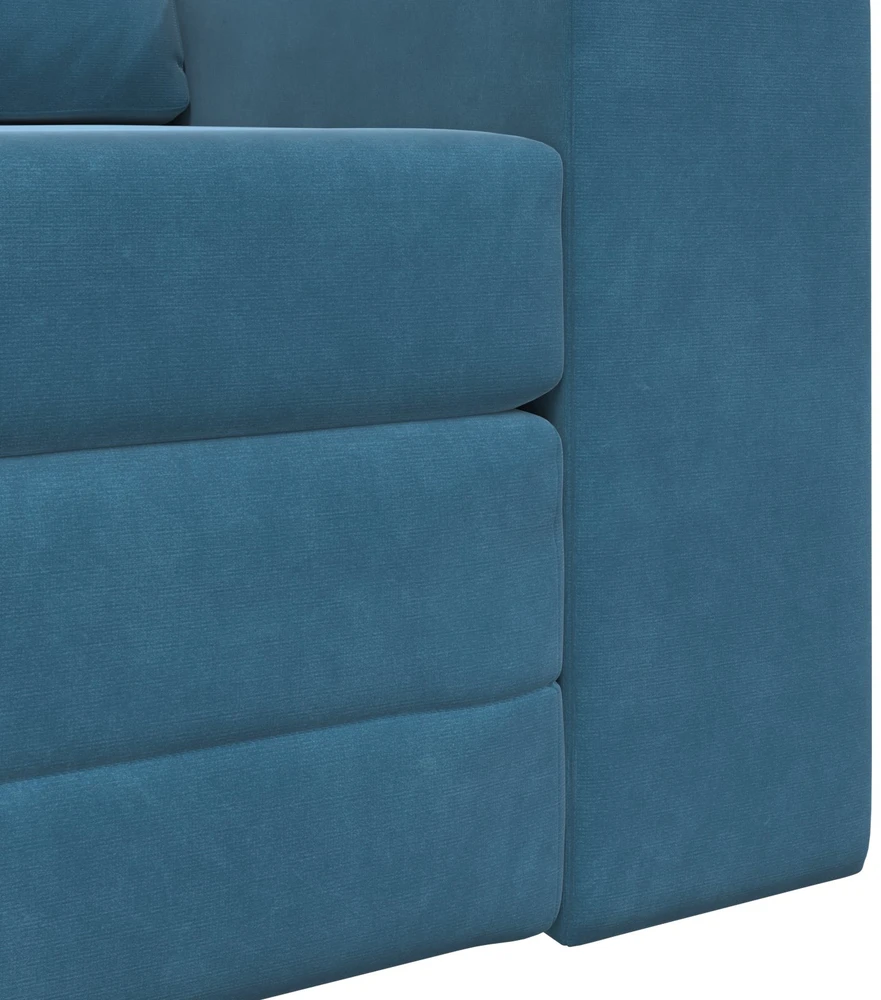 Sofa lova Mėlyna 98 x 71 x 83 cm Aksomas