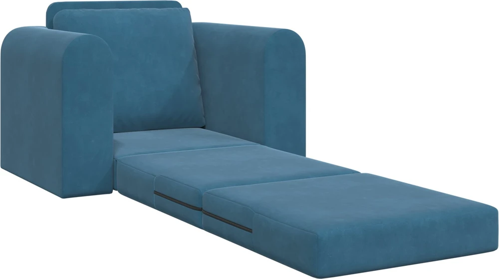 Sofa lova Mėlyna 98 x 71 x 83 cm Aksomas