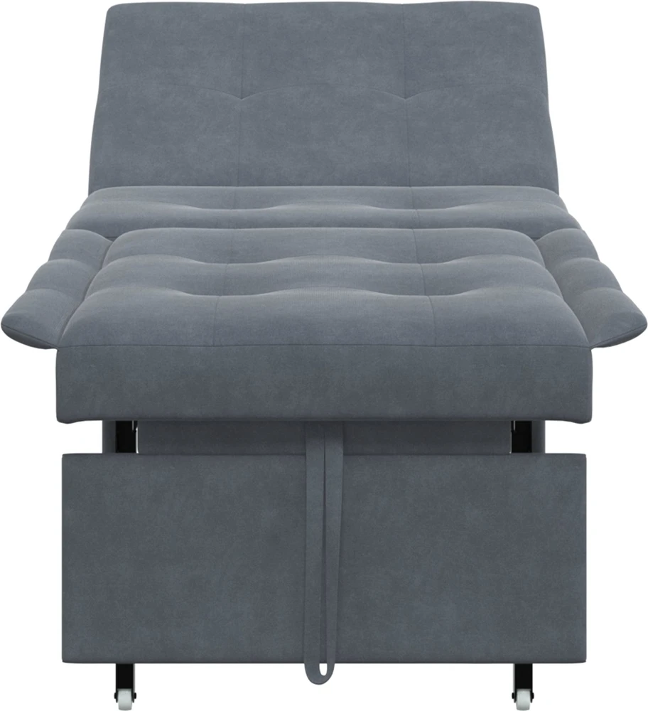 Sofa lova Tamsiai pilka 194 x 67 x 82 cm Aksomas