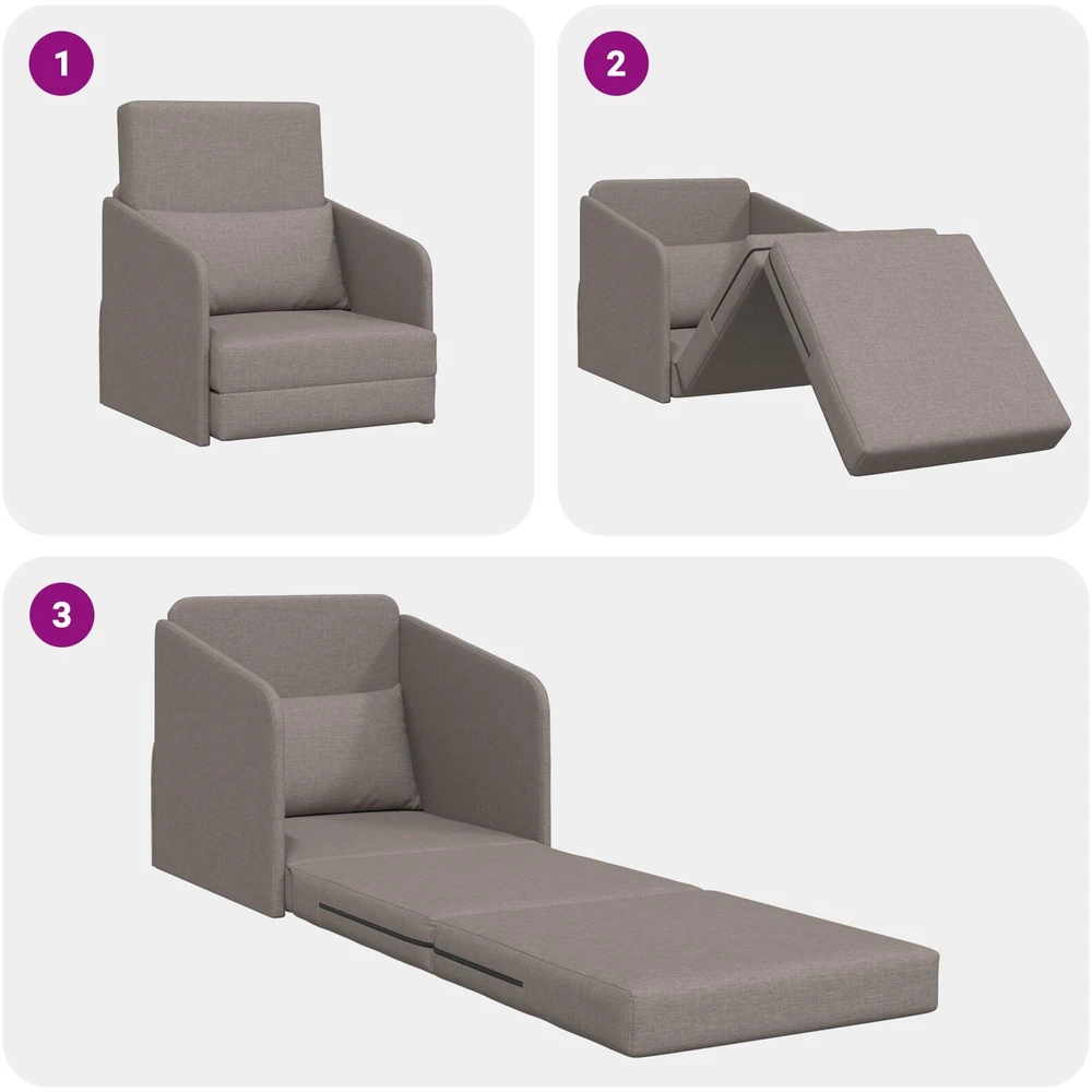 Sofa lova Tortora 65 x 80 x 83 cm audinys