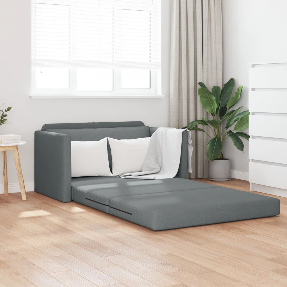 Sofa lova Tamsiai pilka 124 x 71 x 78 cm audinys