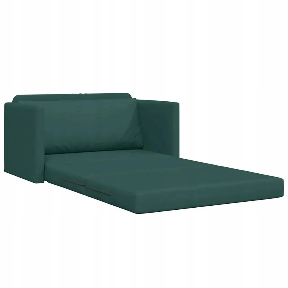 Sofa lova Tamsiai žalia 124 x 71 x 78 cm audinys