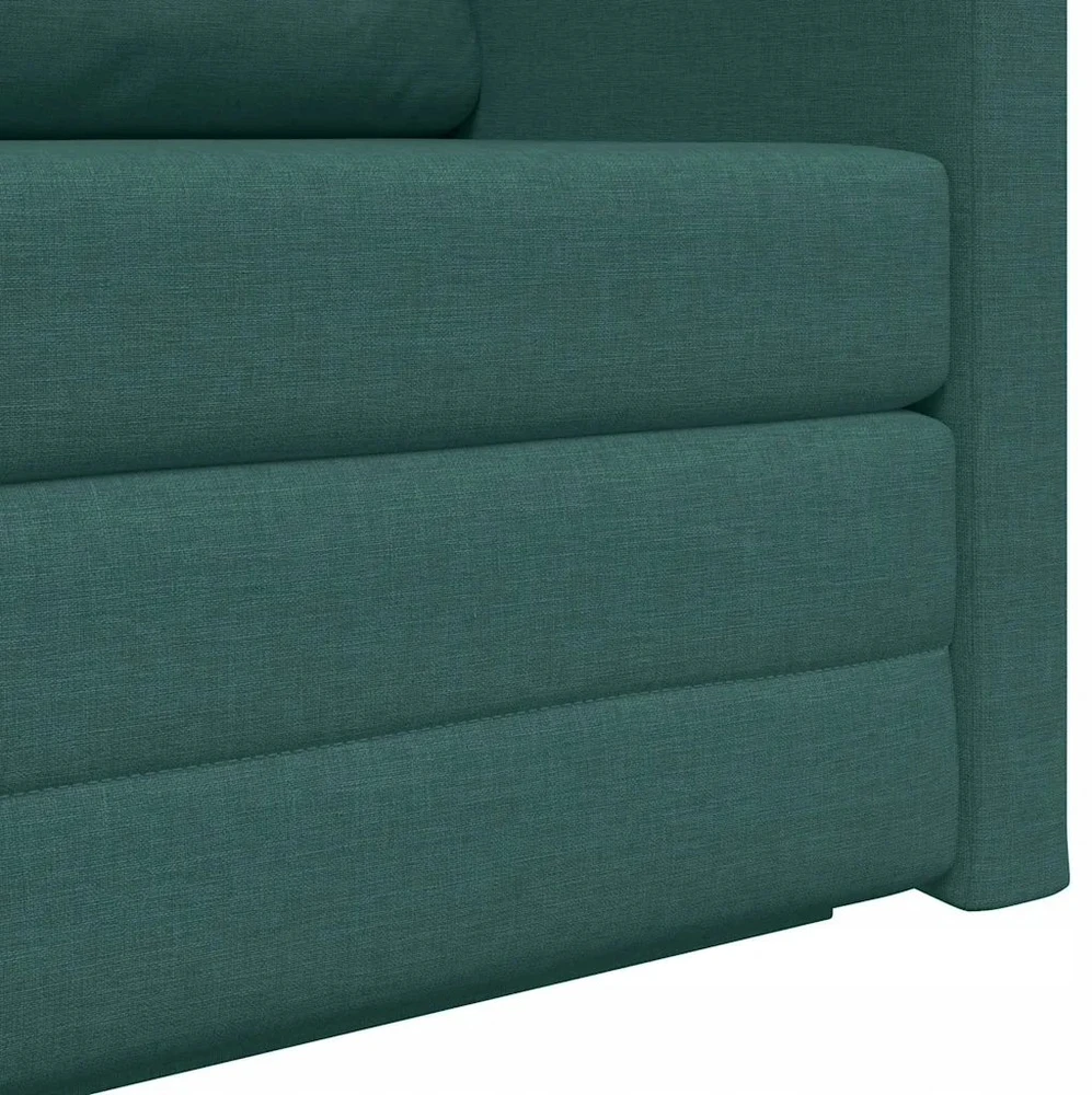 Sofa lova Tamsiai žalia 124 x 71 x 78 cm audinys