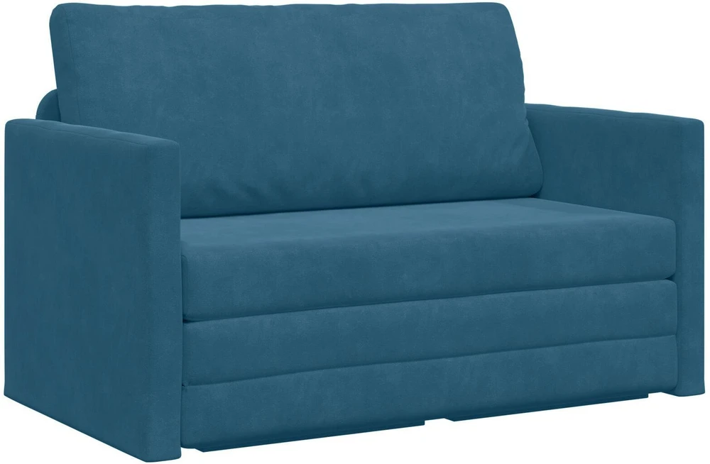 Sofa lova Mėlyna 124 x 71 x 78 cm Aksomas