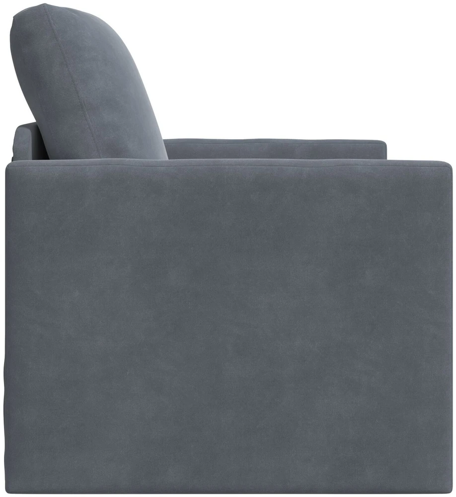 Sofa lova Tamsiai pilka 74 x 77 x 81 cm Aksomas