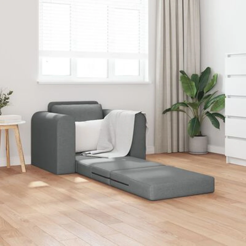 Sofa lova Tamsiai pilka 98 x 71 x 83 cm audinys