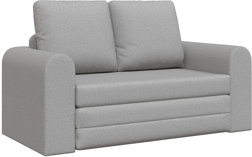Sofa lova Debesų pilka 148 x 71 x 83 cm audinys