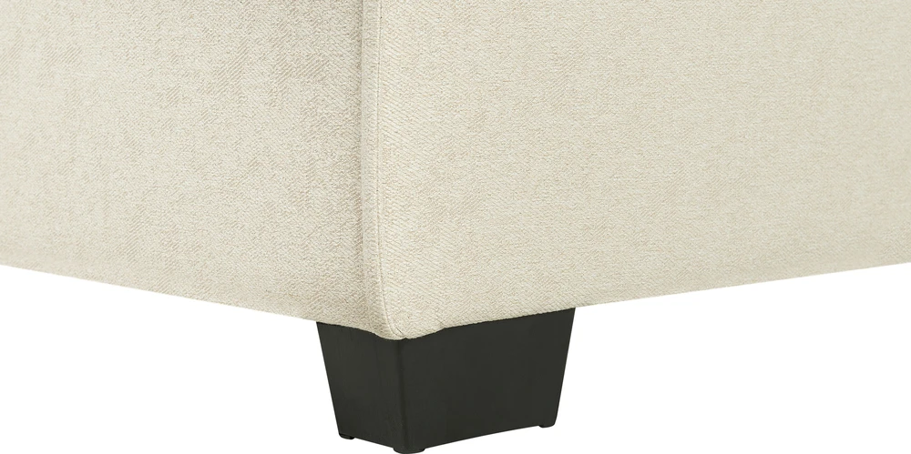 Sofa Beliani Išskleidžiamas kampas ROMEDAL, 3 vietų, smėlio spalvos, dešininis