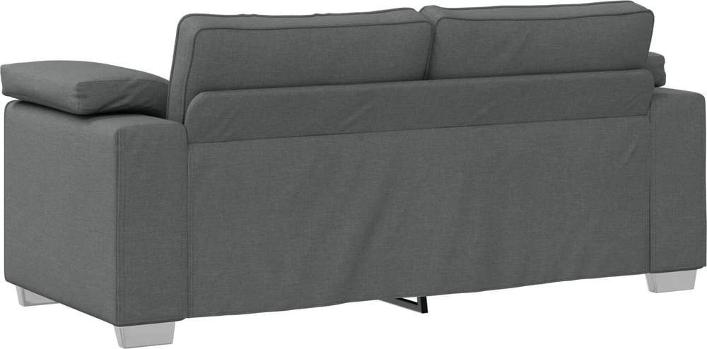 Dvivietė sofa Tamsiai pilka 180 cm audinys