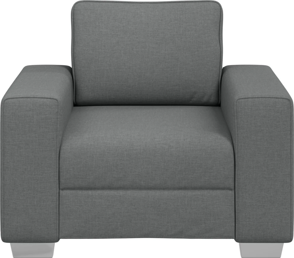 Sofa Kėdė Tamsiai pilka 100 cm audinys